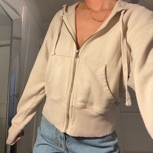 Aerie Cropped Zip Up